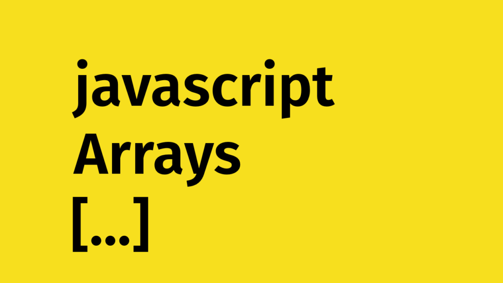 Js Arrays image